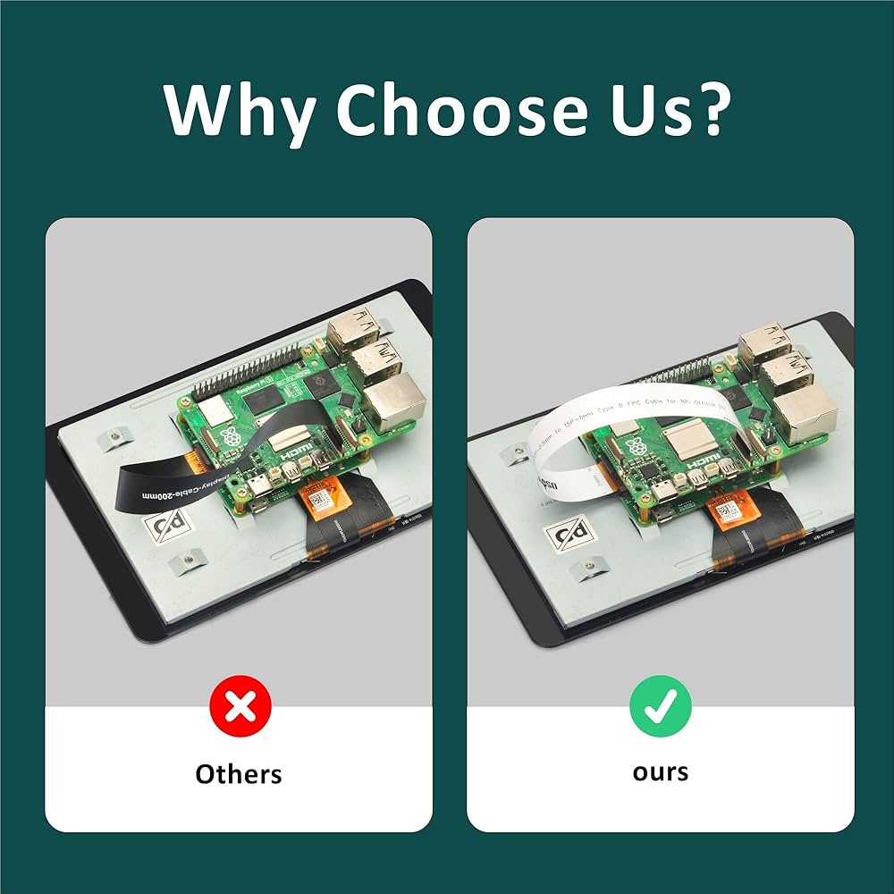 Amazon.com: OSOYOO 15 Pin 1.0mm to 22 Pin 0.5mm Pitch FPC